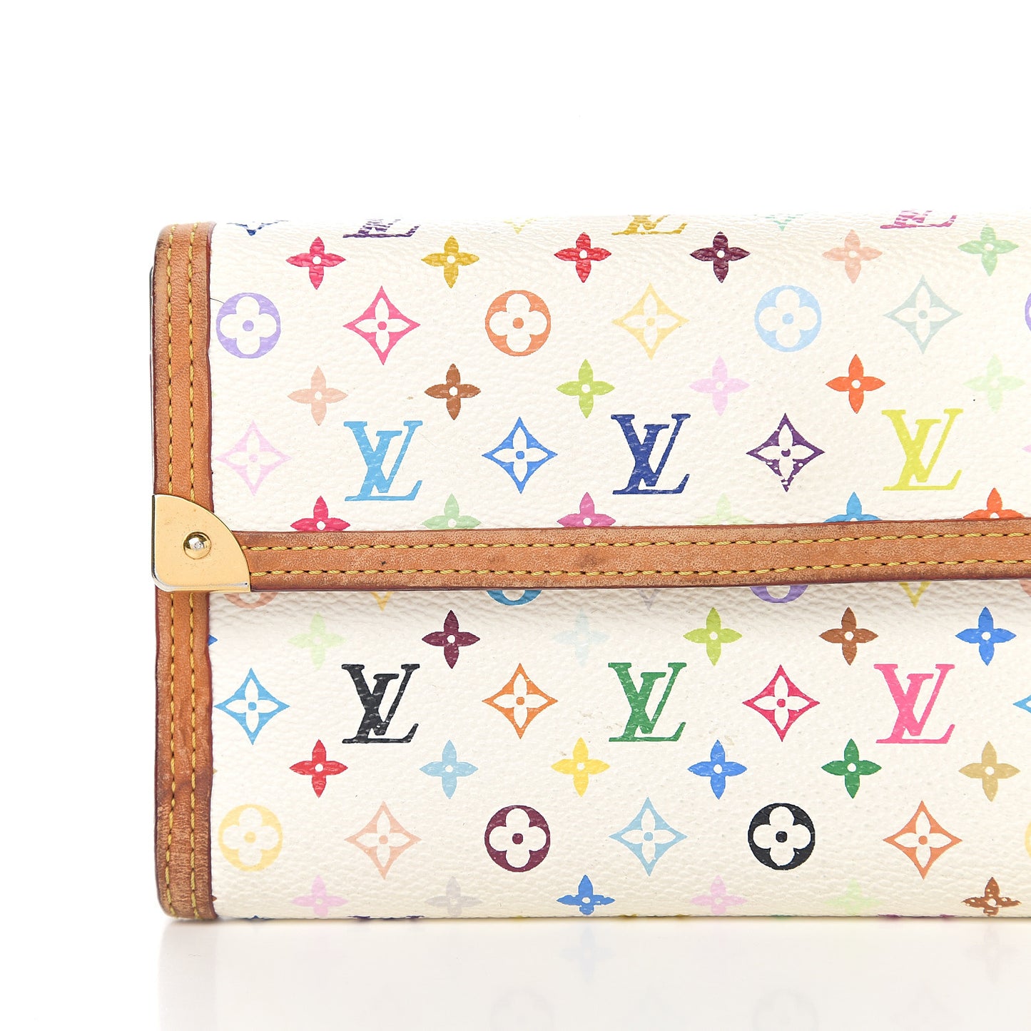 Monogram Multicolor Porte Tresor International Wallet White
