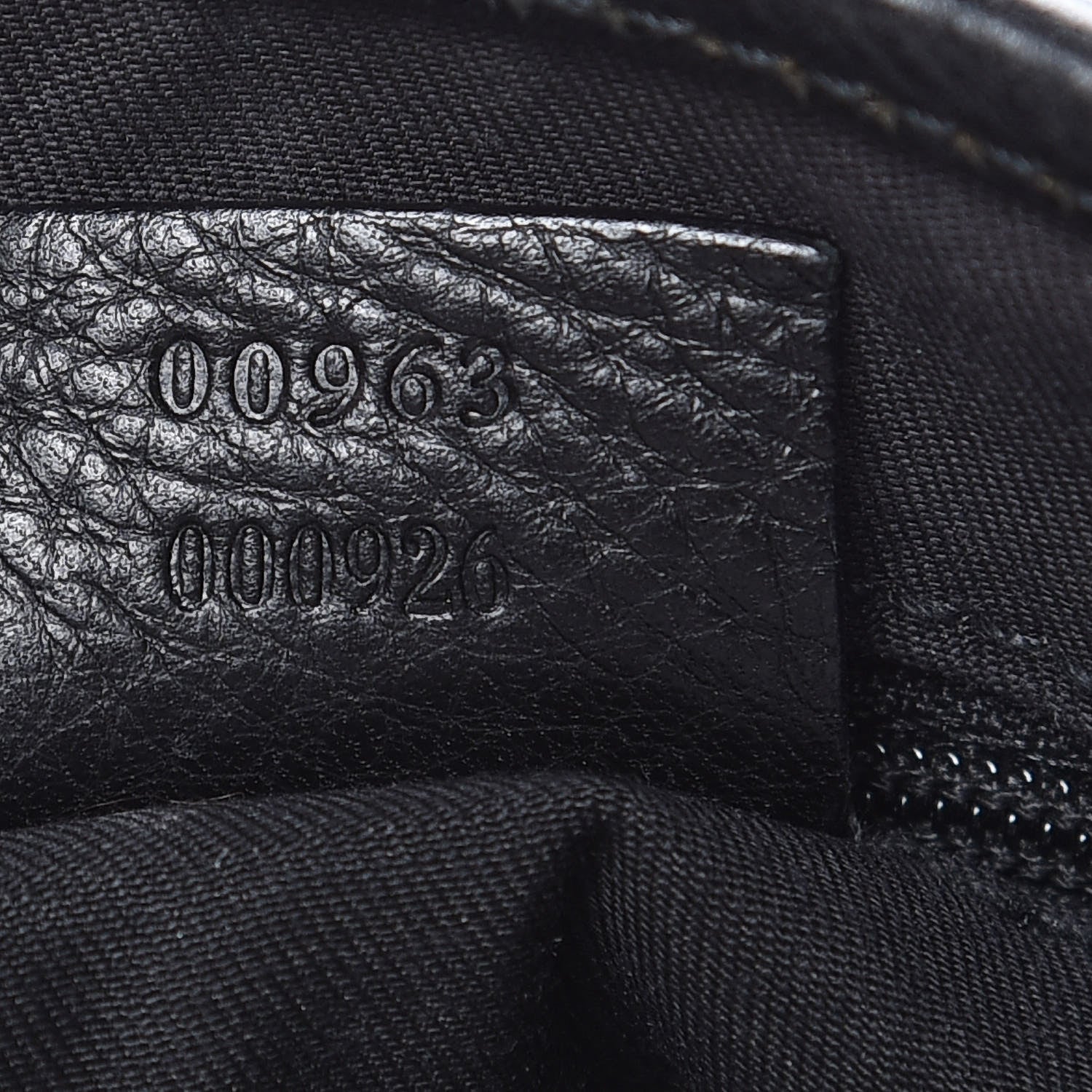 Gucci Calfskin Small Jackie O Hobo Black 7 of 14