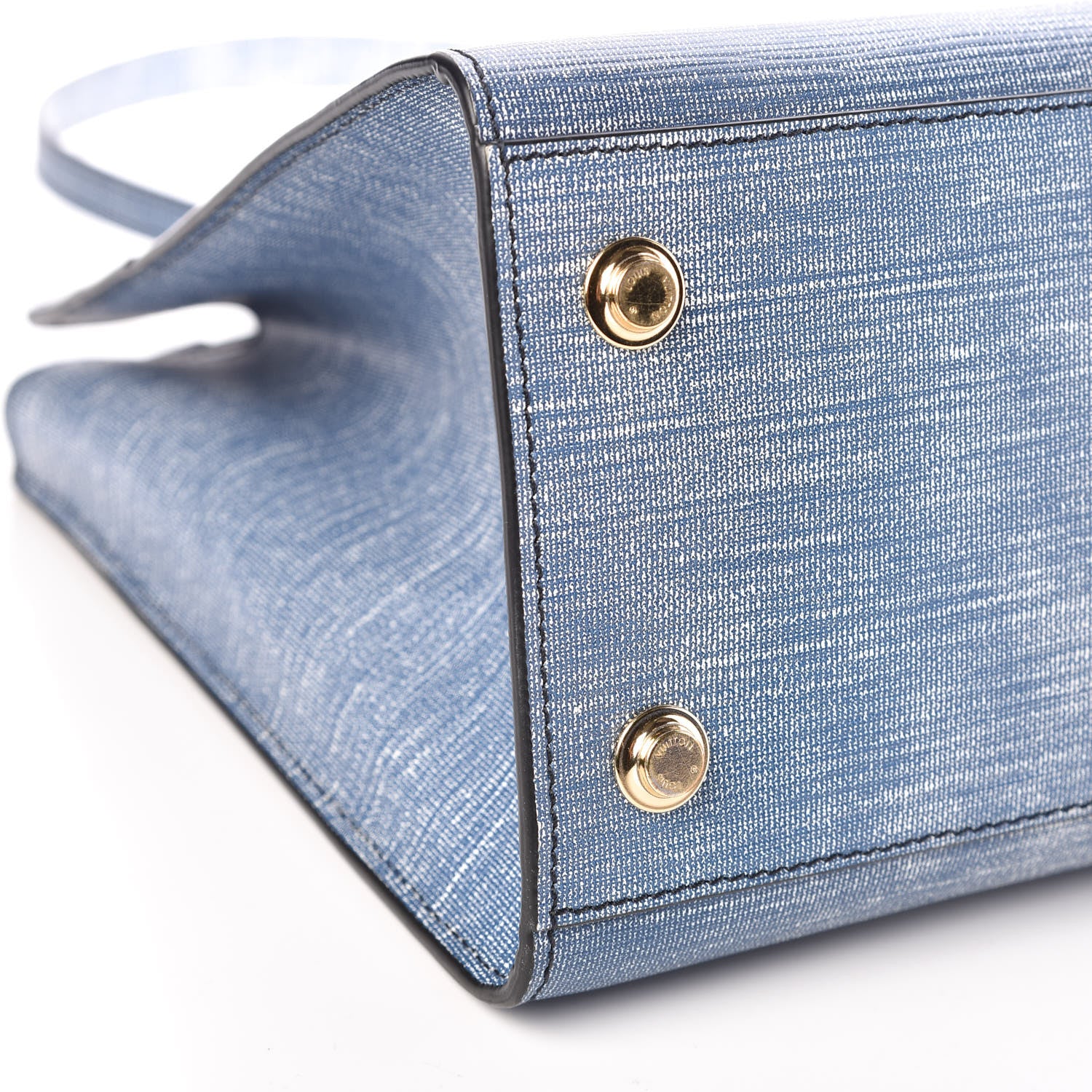 Louis Vuitton Epi City Steamer MM Blue Jean 8 of 9
