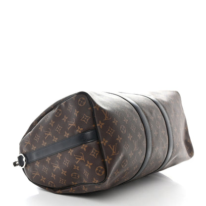 Louis Vuitton LOUIS VUITTON Monogram Macassar Keepall Bandouliere 45 3 of 10