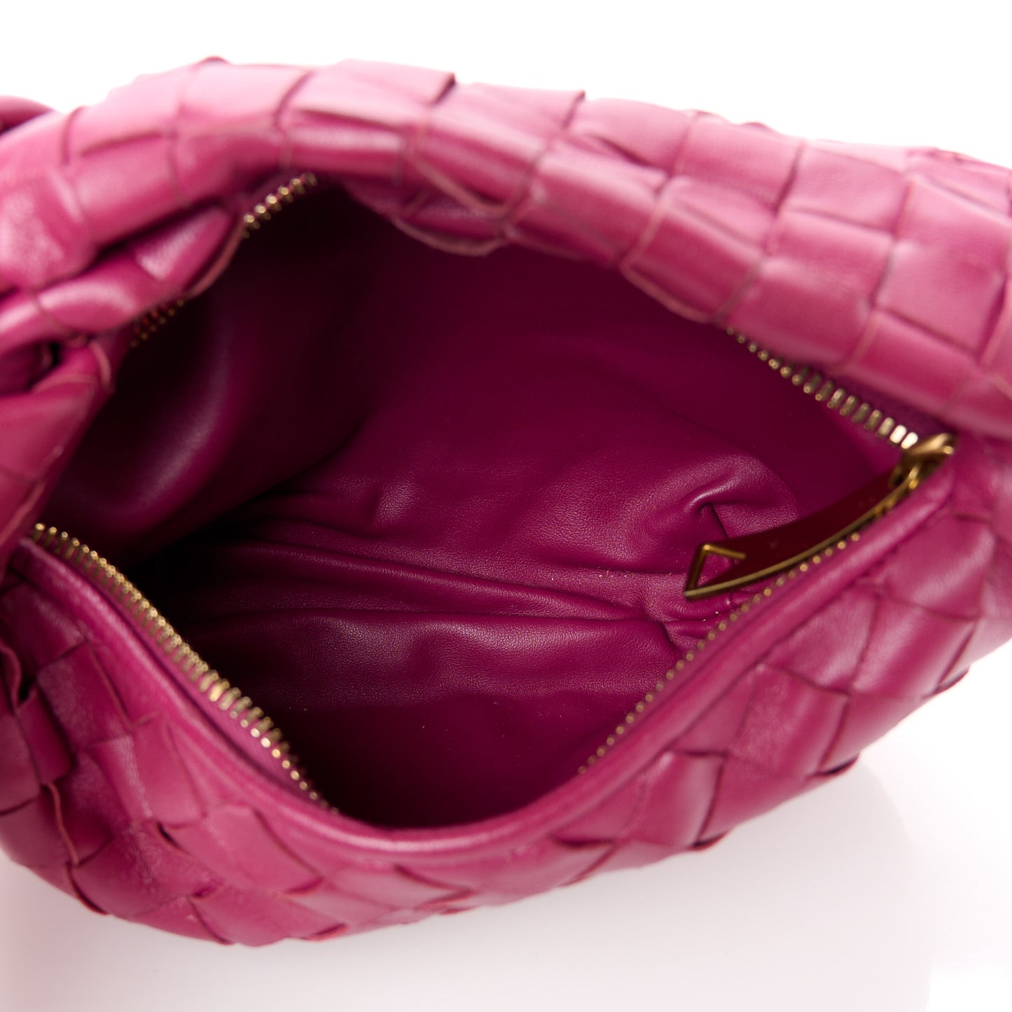 Nappa Intrecciato Mini Jodie Cinnabar