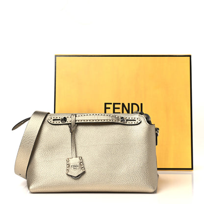 Fendi Cuoio Romano Selleria Medium By The Way Boston Bag Gold 11 of 11