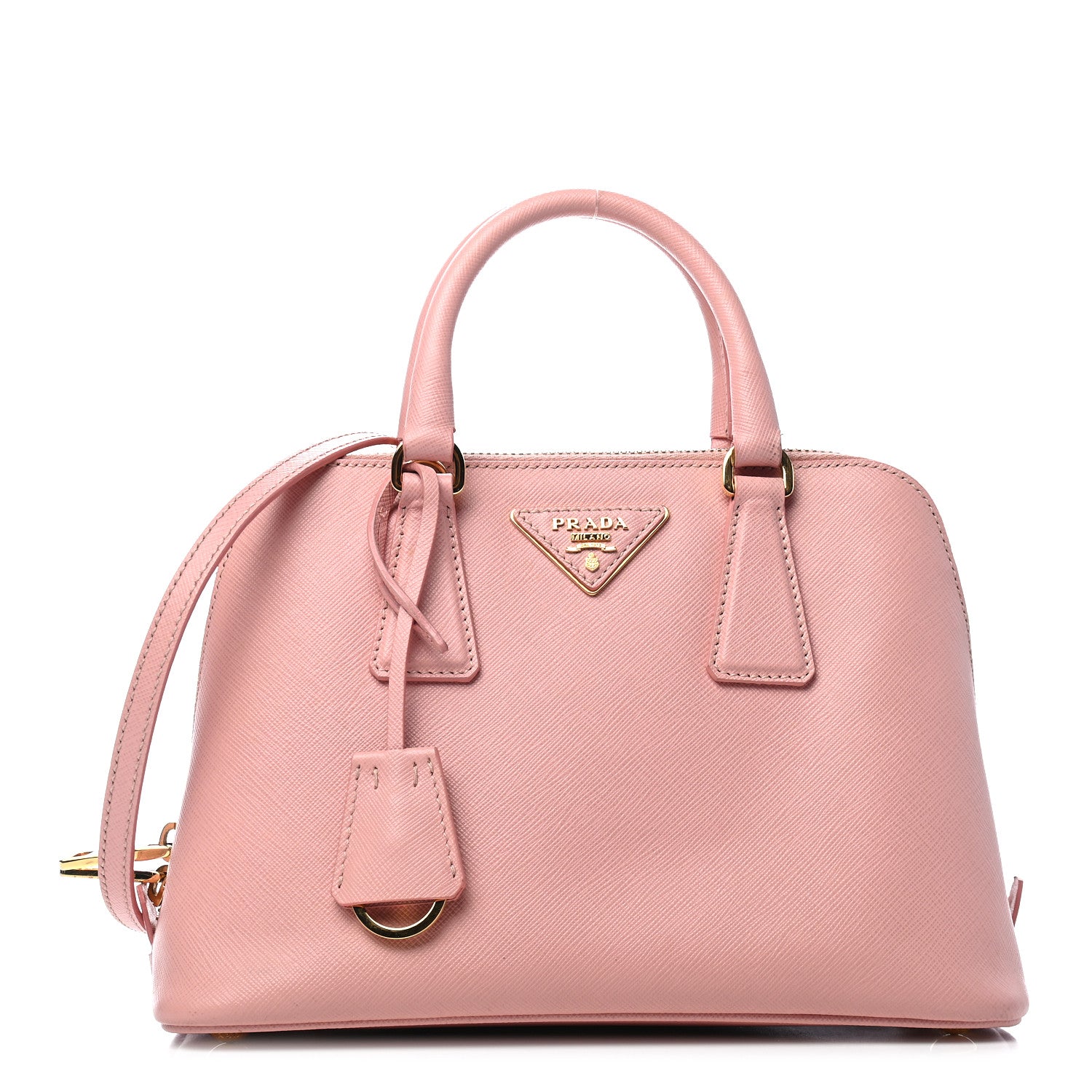 Prada Saffiano Lux Small Promenade Tote Orchidea 1 of 10