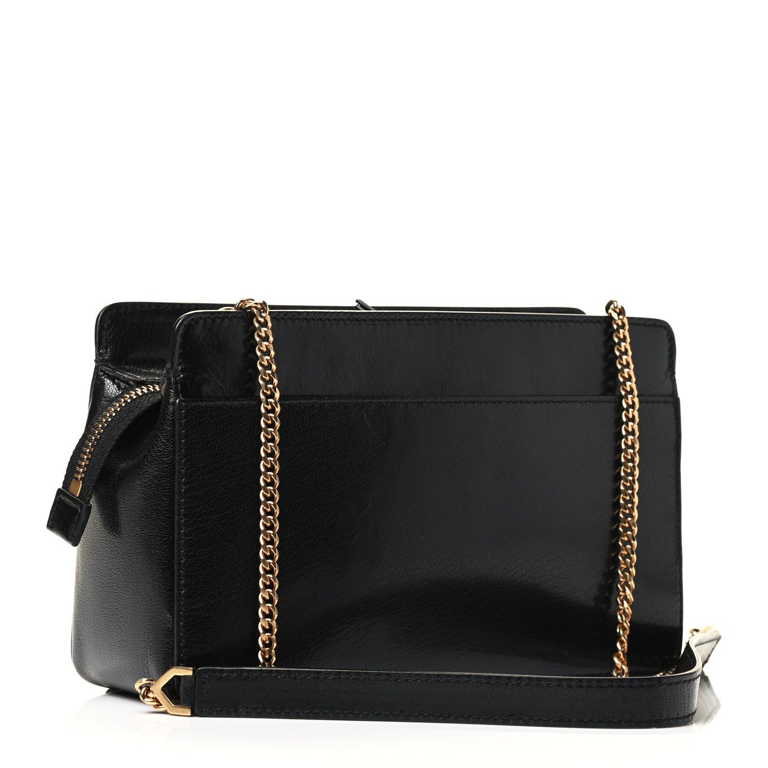 Givenchy Goatskin Diamond Quilted Pocket Crossbody Black 2 of 4