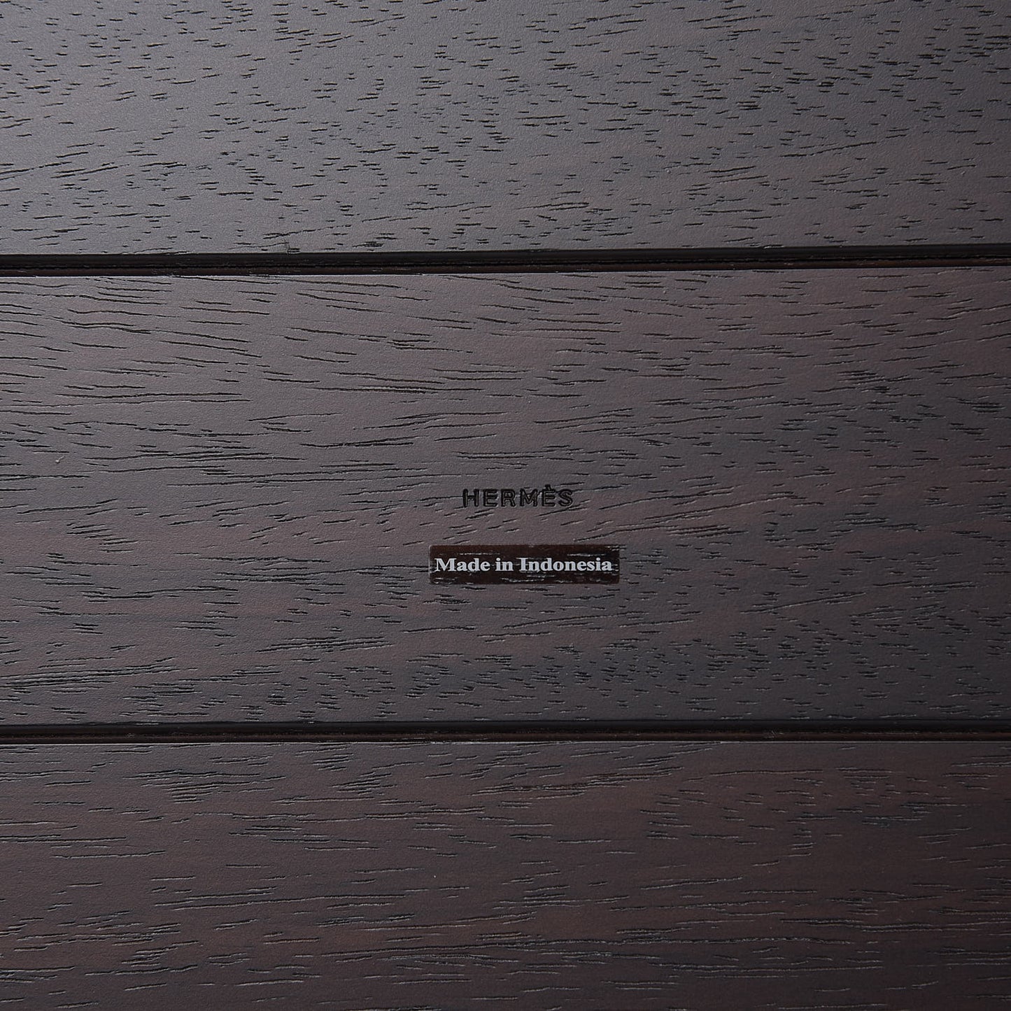 Mahogany Wood Smooth Taurillon Pleiade Desk Blotter Etoupe