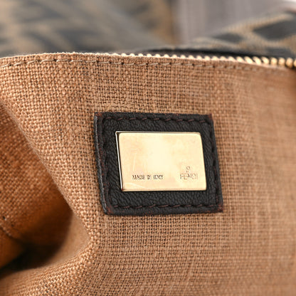 Fendi Zucca Nappa Nuvolata Vitello Tortuga Large Spy Hobo Tobacco Moro 6 of 13