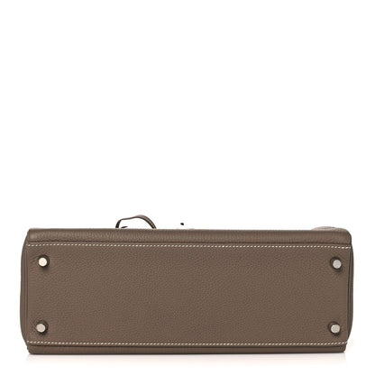 Hermes Togo Kelly Retourne 32 Etoupe 6 of 38