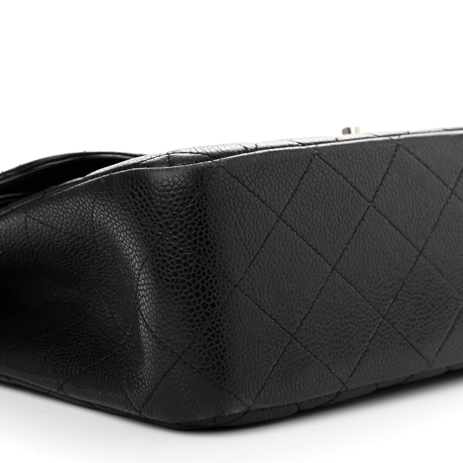 Chanel Caviar Quilted Jumbo Double Flap Black 9 of 16