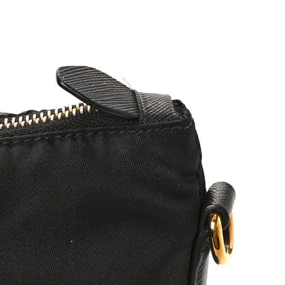 Prada Tessuto Nylon Saffiano Tote Black 9 of 10