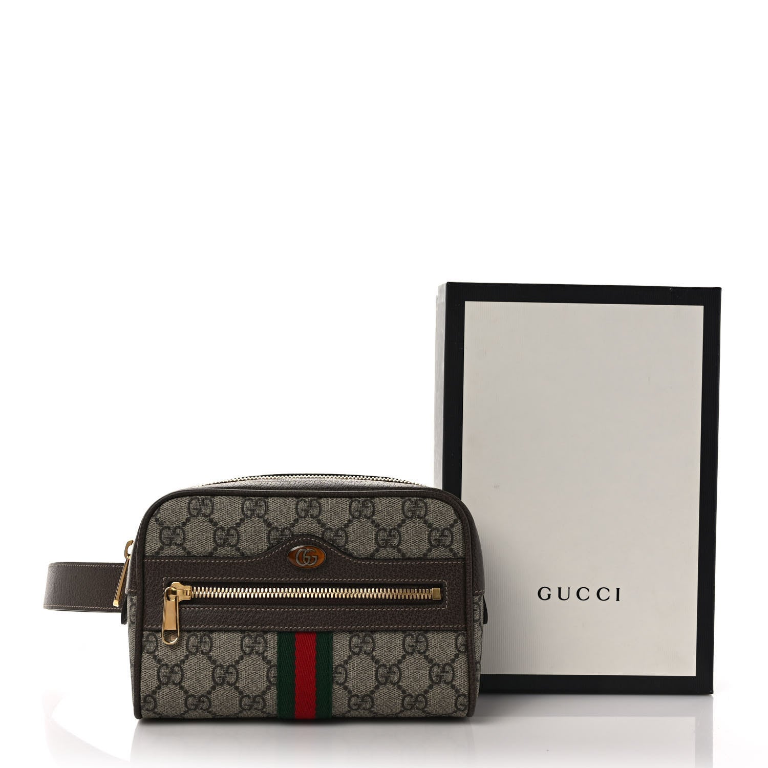 Gucci GG Supreme Monogram Web Small Ophidia Belt Bag 85 34 Dark Brown 10 of 10