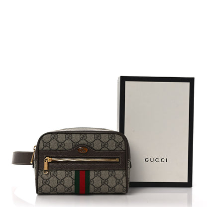 Gucci GG Supreme Monogram Web Small Ophidia Belt Bag 85 34 Dark Brown 10 of 10