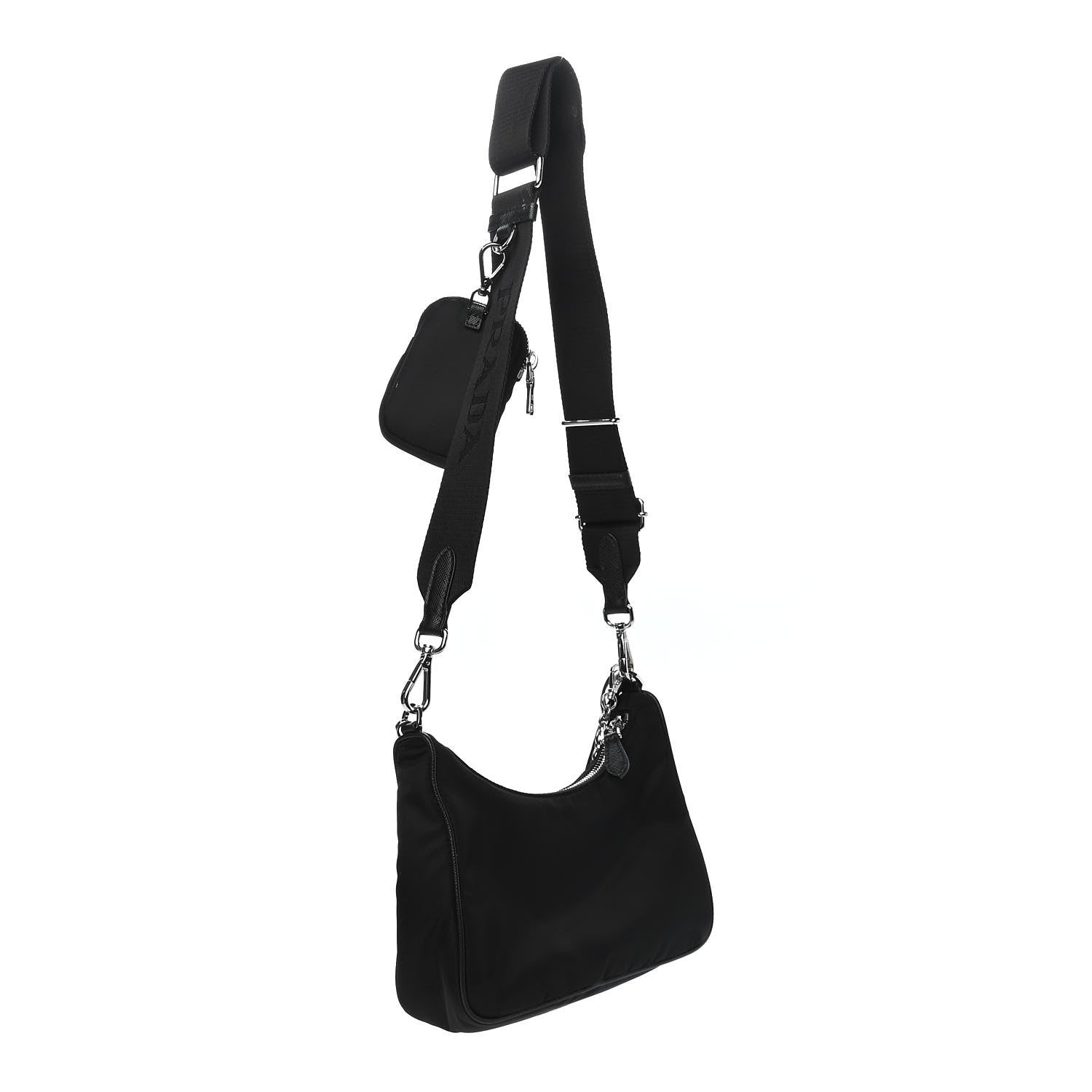 Prada Nylon Re-Edition 2005 Shoulder Bag Black 3 of 13