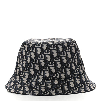 Christian Dior Oblique Reversible Teddy-D Brim Bucket Hat 56 Blue 7 of 10