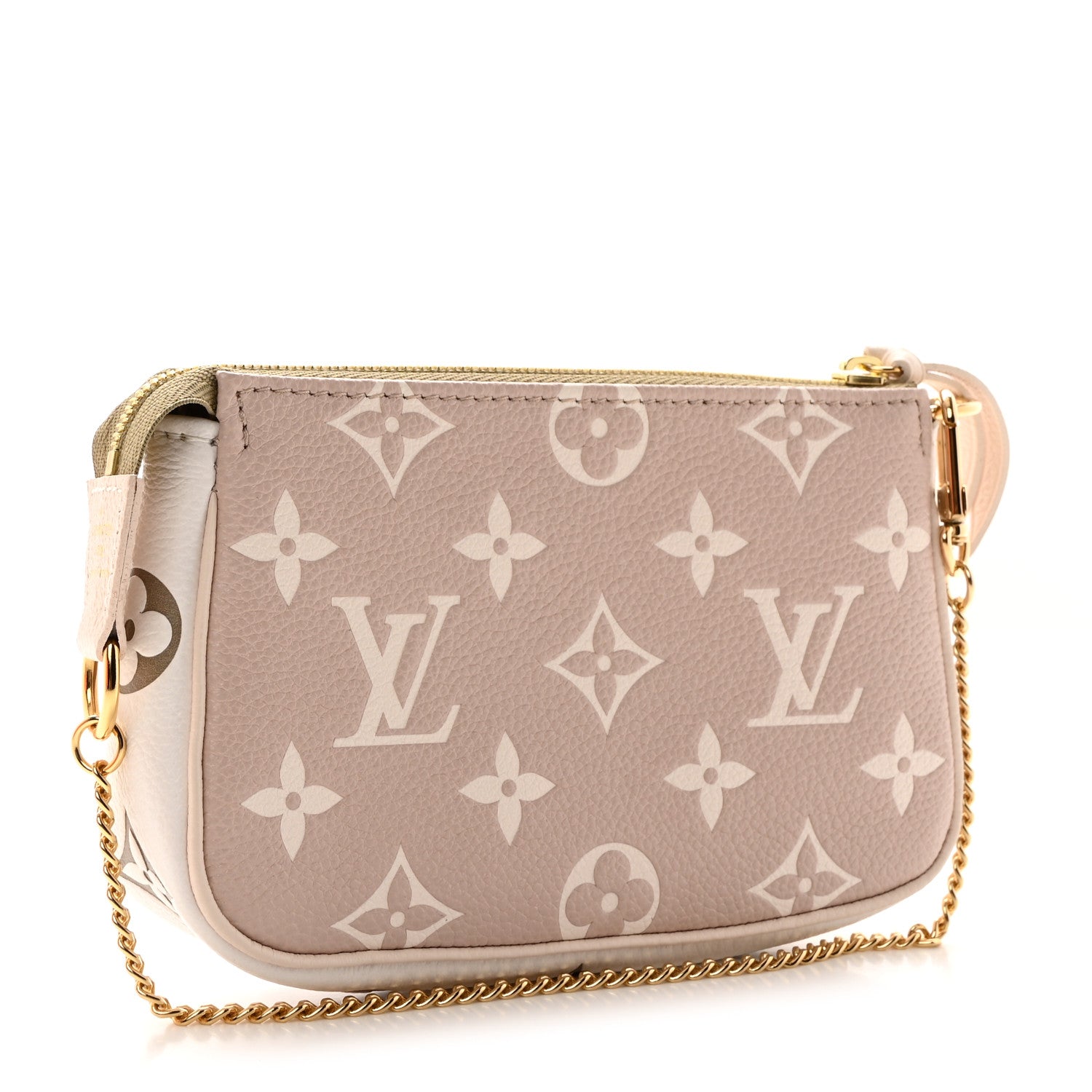 Louis Vuitton Empreinte Spring in the City Mini Pochette Accessories Kaki Beige Cream 3 of 7