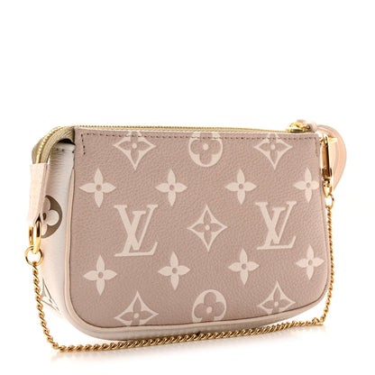 Louis Vuitton Empreinte Spring in the City Mini Pochette Accessories Kaki Beige Cream 3 of 7