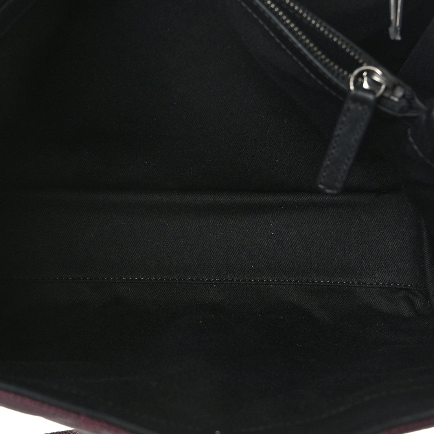 Chanel Caviar Quilted Large CC Accordion Shopping Bag Burgundy 8 of 10