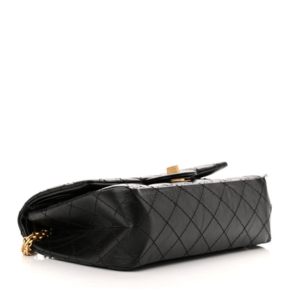 Chanel Aged Calfskin Quilted 2.55 Reissue 225 Flap Black 4 of 13