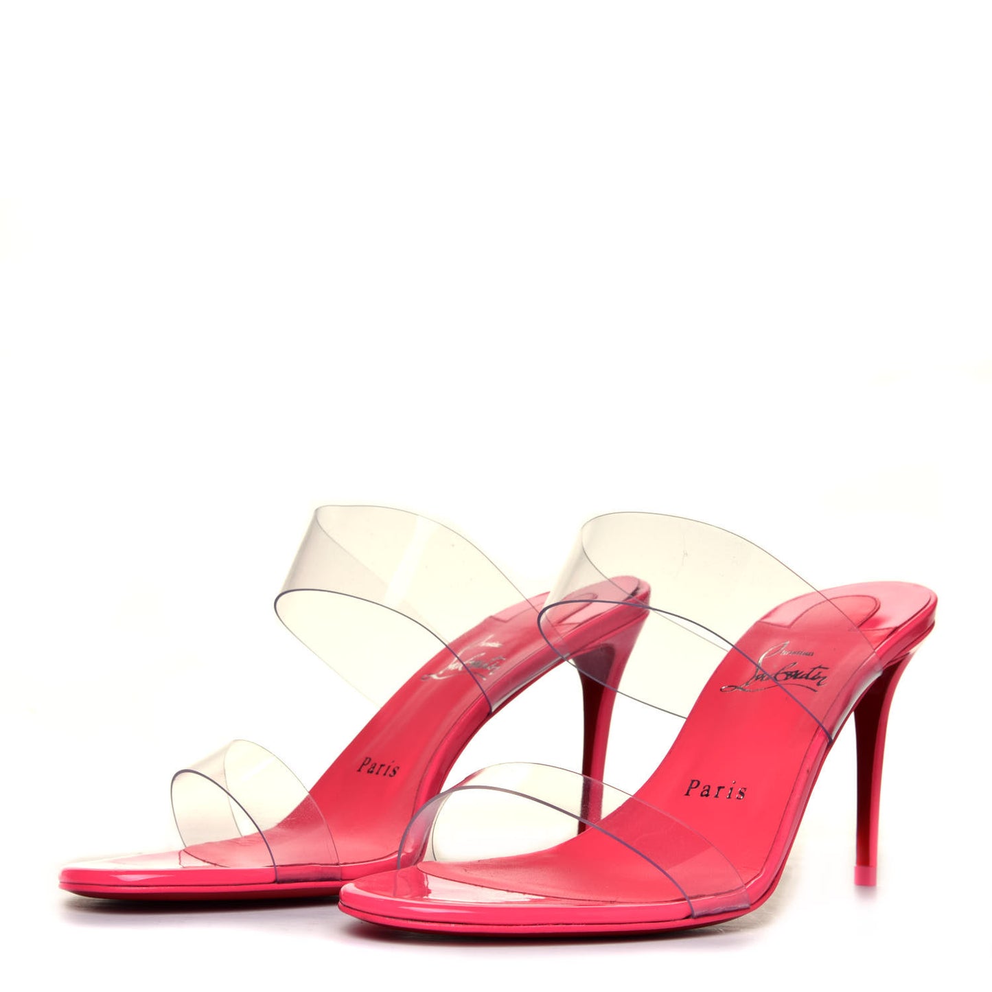 Patent PVC Just Nothing 85 Slide Sandals 38 Magnifique