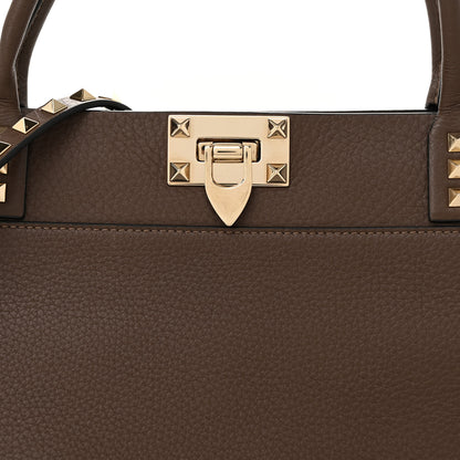 Valentino Garavani Grained Calfskin Rockstud Satchel 7 of 12