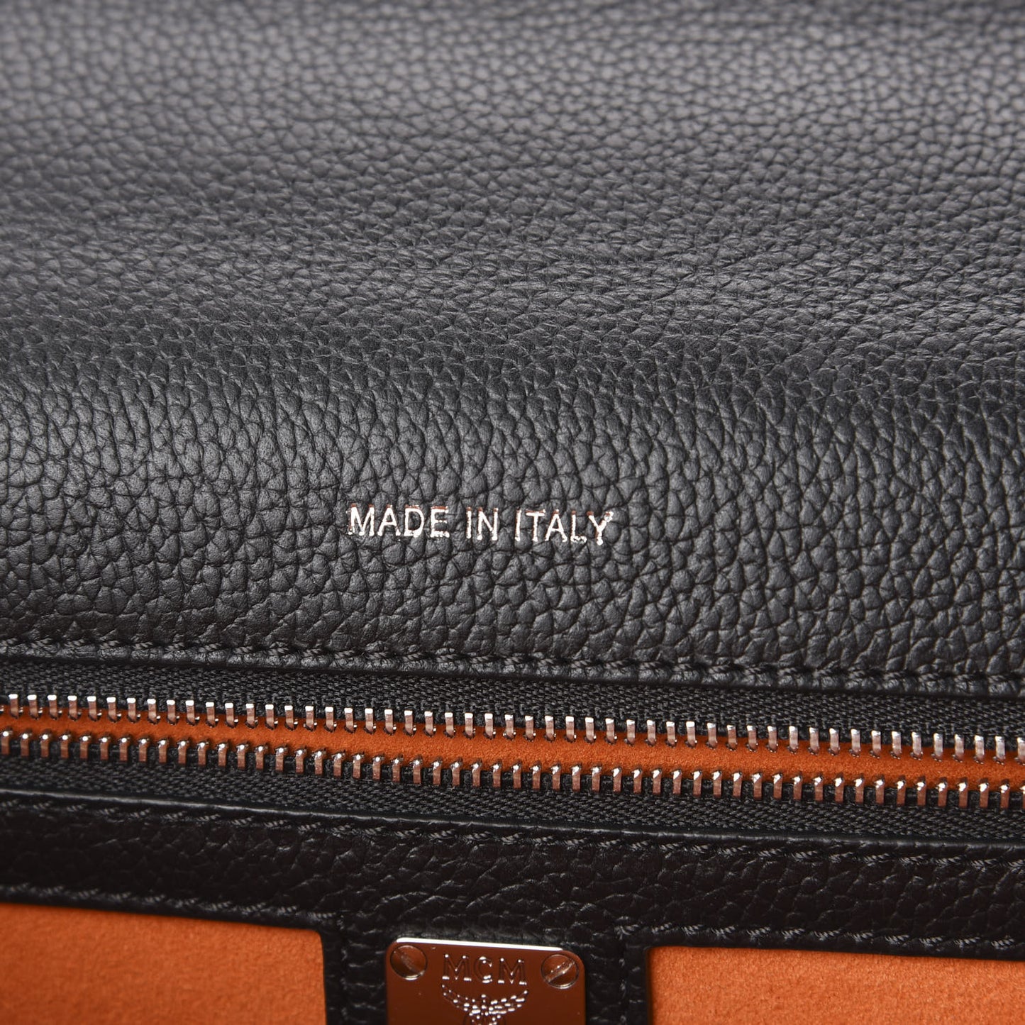 Grained Calfskin Medium Patricia Park Avenue Satchel Black