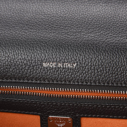 MCM Grained Calfskin Medium Patricia Park Avenue Satchel Black 8 of 11