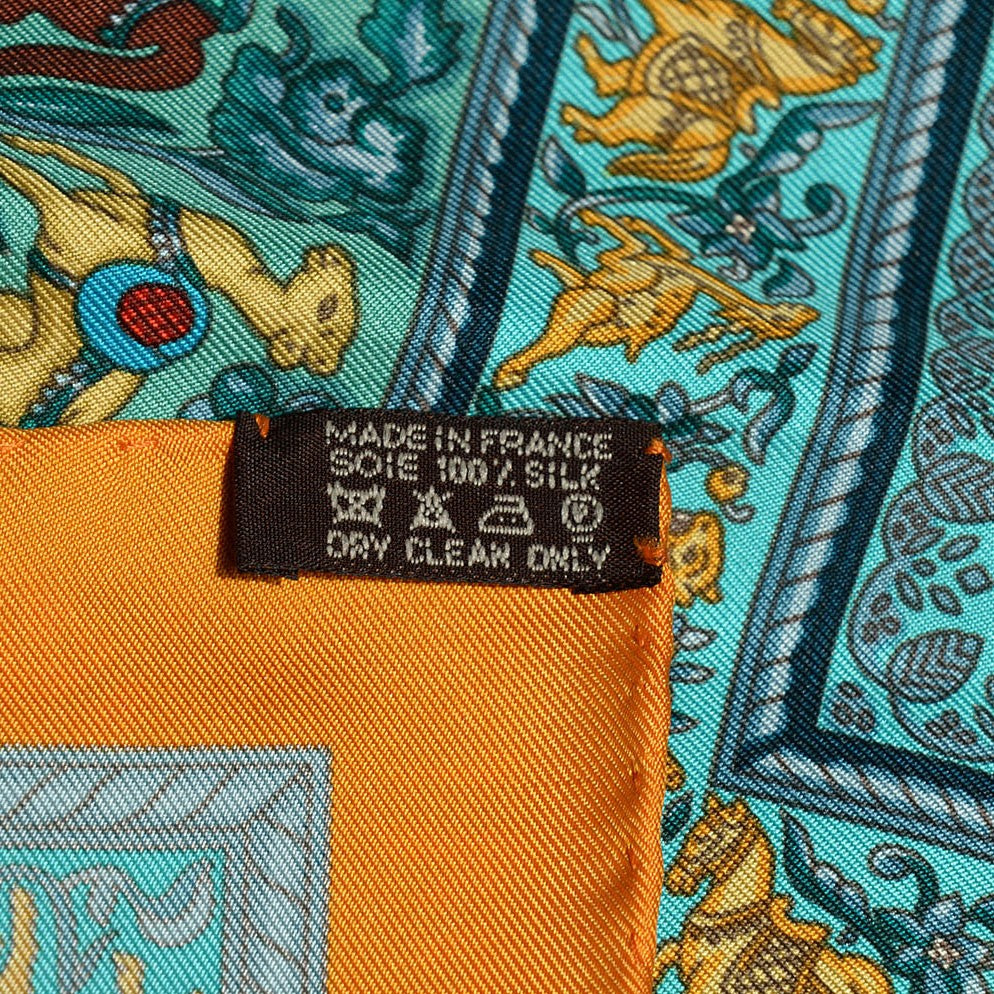 Silk Chasse En Inde Scarf 90