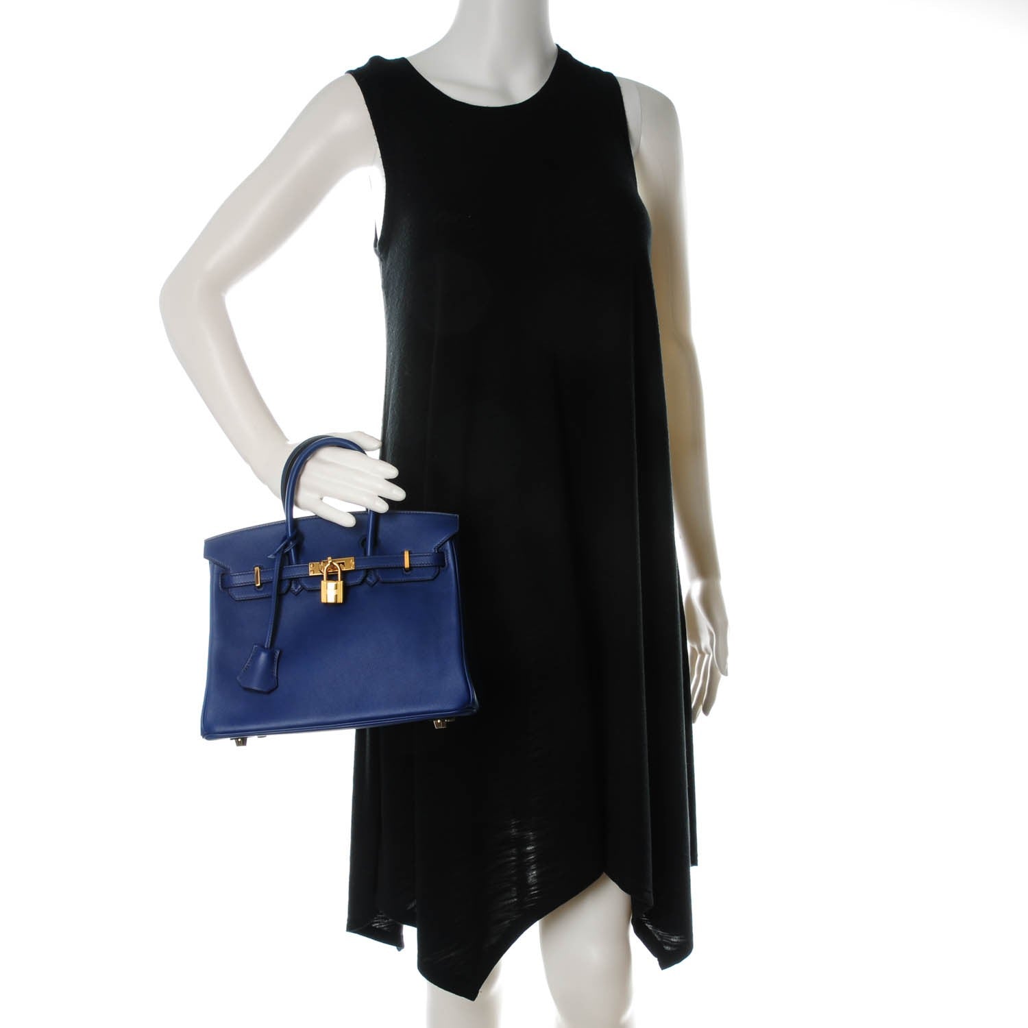 Hermes Swift Birkin 25 Bleu Saphir 2 of 21