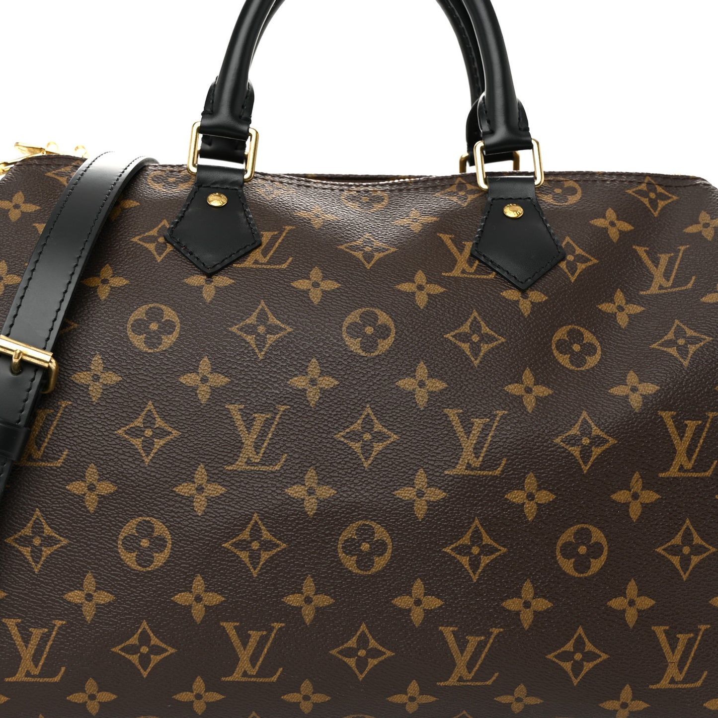 Monogram My World Tour Speedy Bandouliere 30 Black
