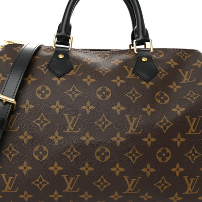 Louis Vuitton Monogram My World Tour Speedy Bandouliere 30 Black 7 of 9