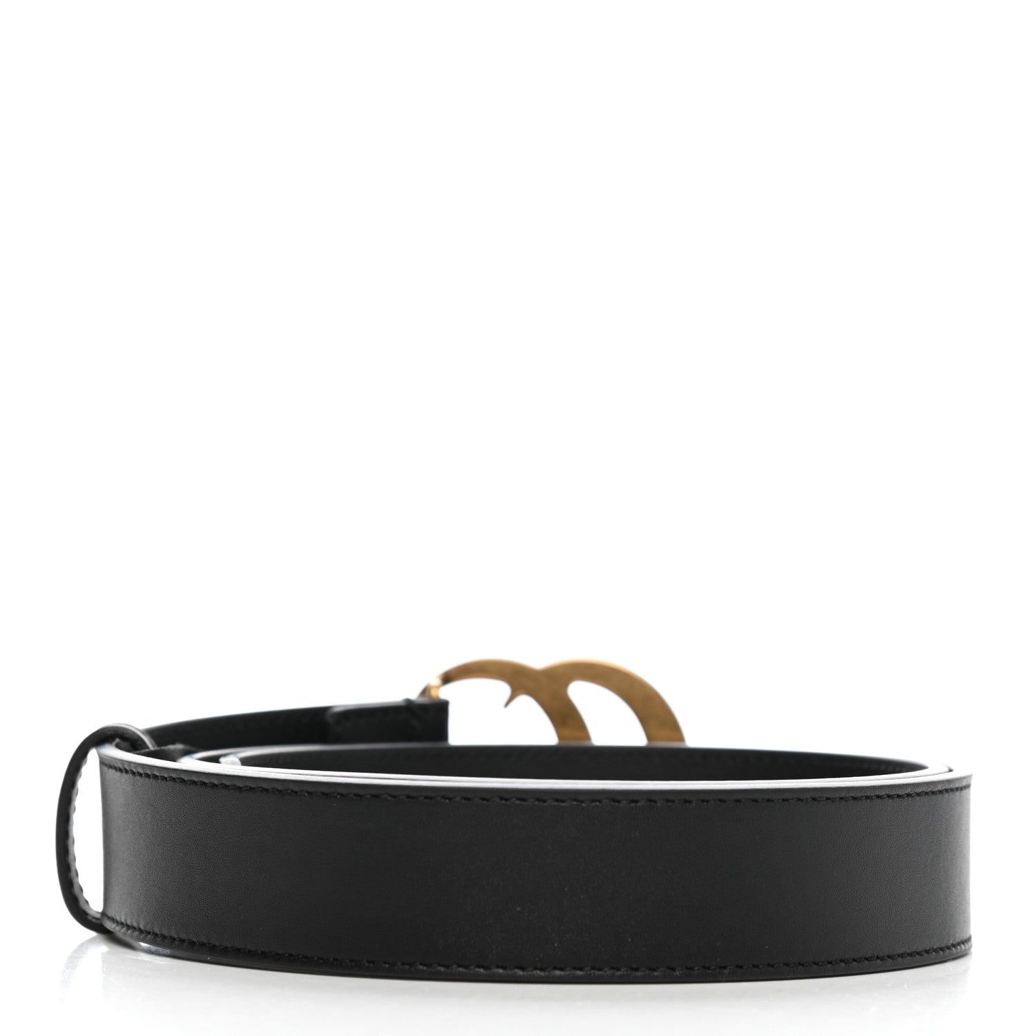 Gucci Calfskin Double G 30mm Belt 85 34 Black 2 of 3