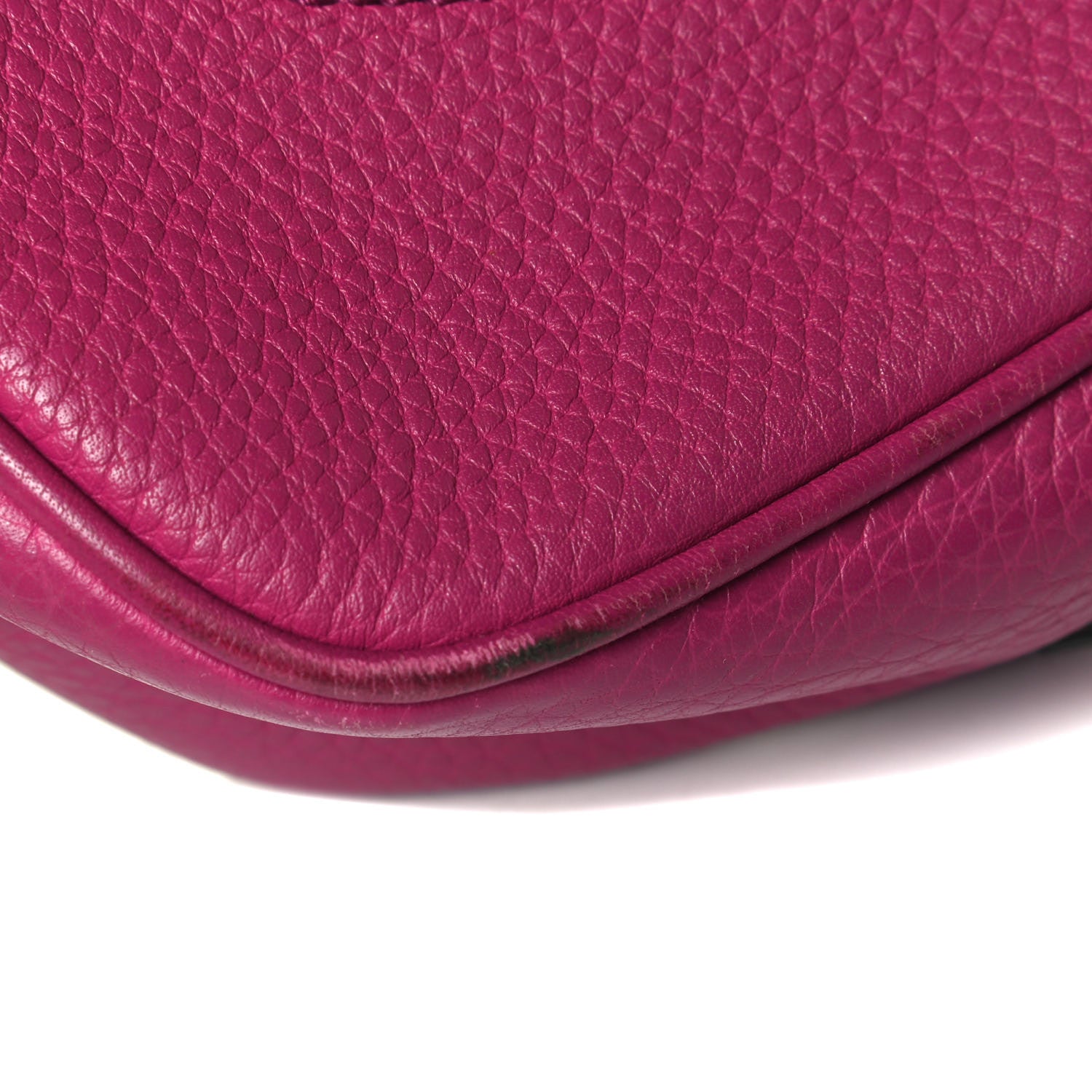 Gucci Cellarius Calfskin Small Soho Disco Bag Bright Bouganville 8 of 8
