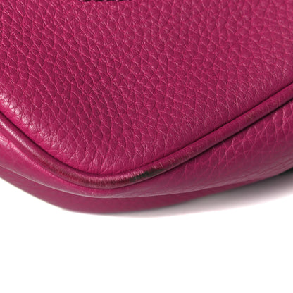 Gucci Cellarius Calfskin Small Soho Disco Bag Bright Bouganville 8 of 8