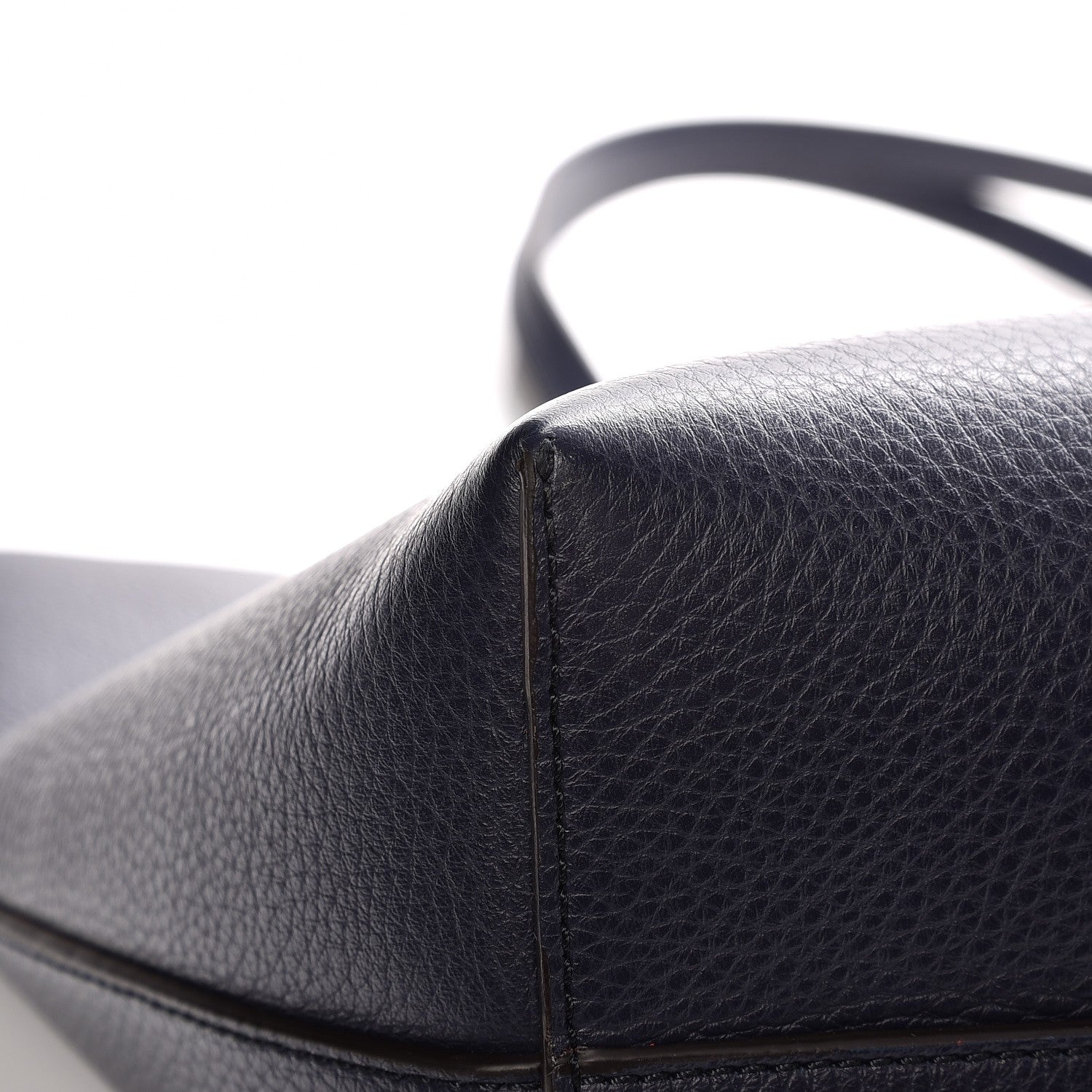 Mulberry Small Classic Grain Union Jack Bayswater Tote Oxford Blue Scarlet 9 of 9