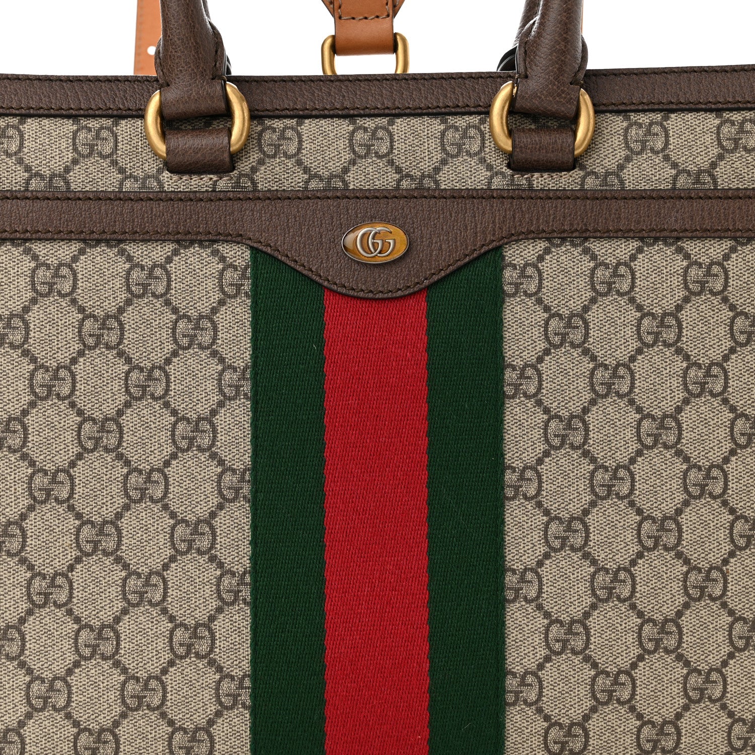 Gucci GG Supreme Monogram Web Ophidia Convertible Backpack Beige New Acero 8 of 10