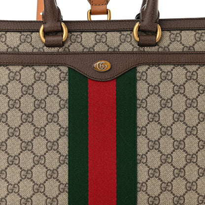 Gucci GG Supreme Monogram Web Ophidia Convertible Backpack Beige New Acero 8 of 10