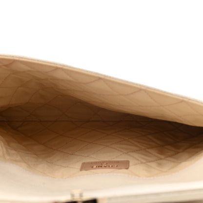 Chanel Grained Calfskin Quilted Cuba Clutch White 5 of 8