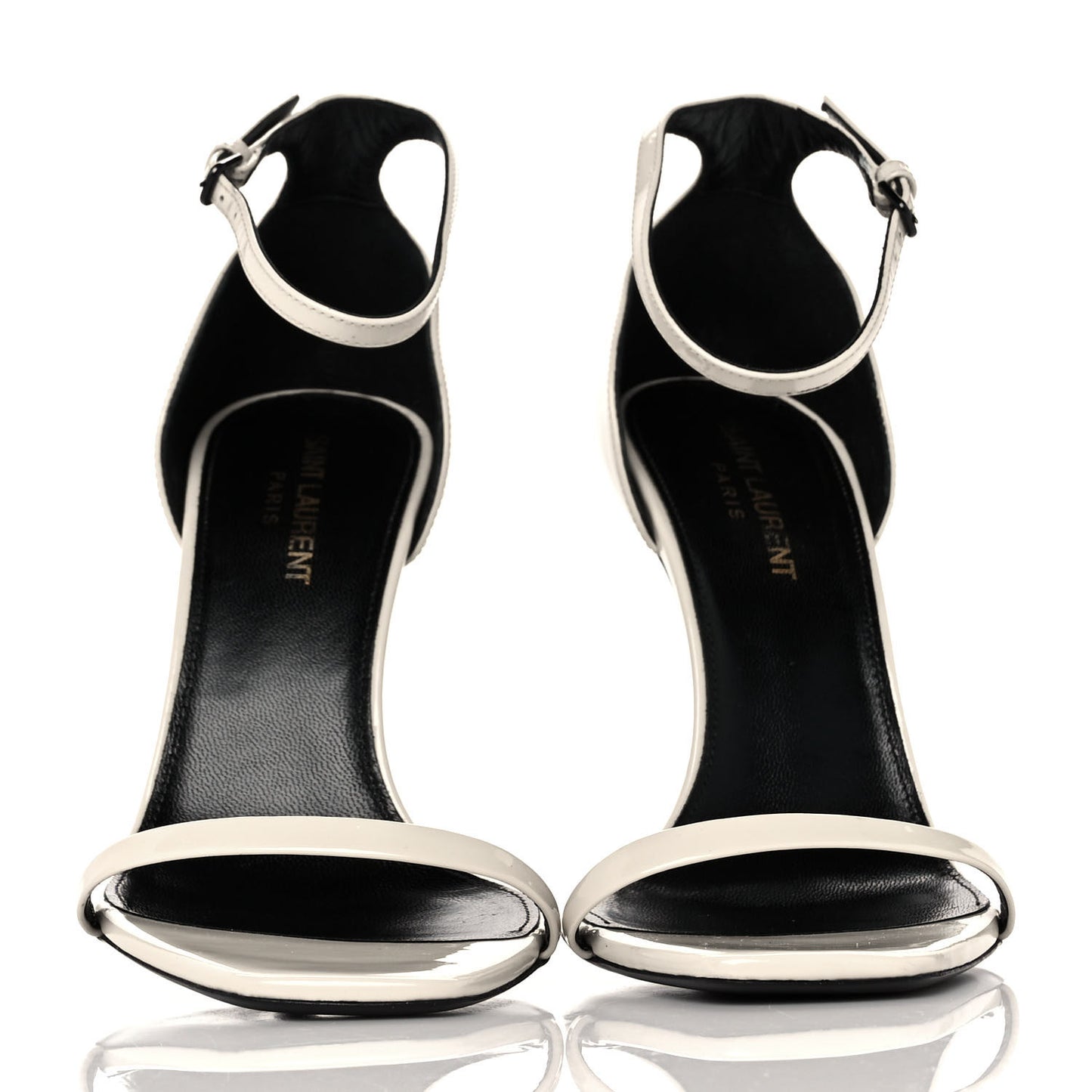 Patent Calfskin 110 Opyum Sandals 38 Neutro