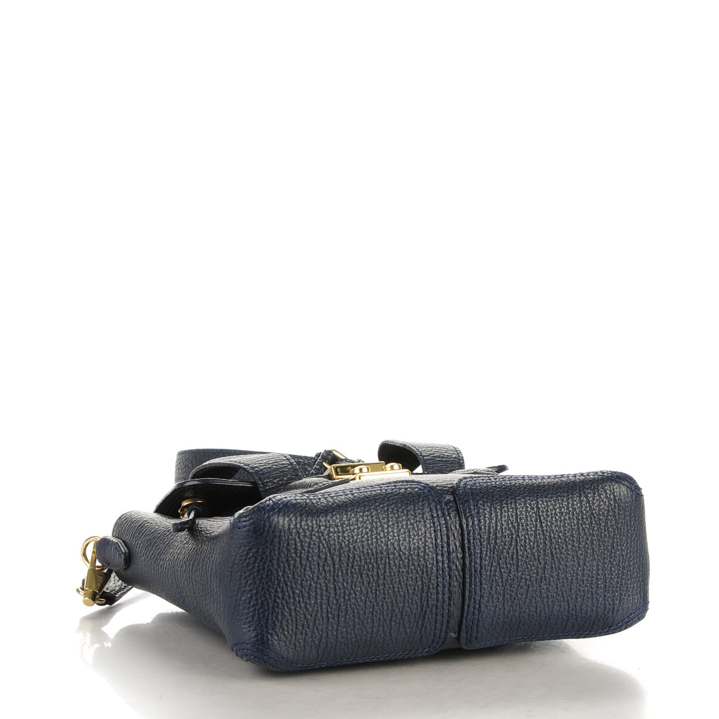 3.1 Textured Calfskin Mini Pashli Satchel Ink