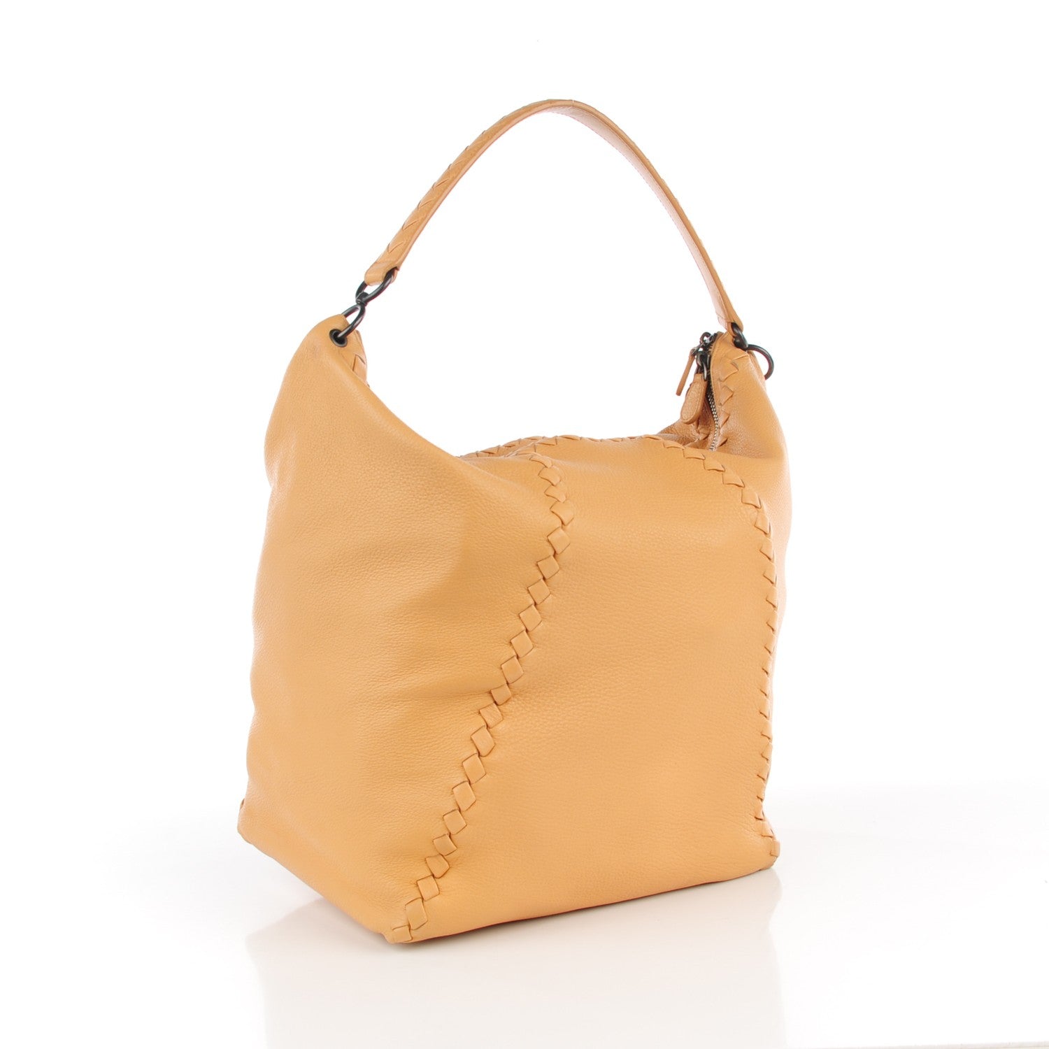 Bottega Veneta Washed Cervo Deerskin Large Hobo Carmel 5 of 11