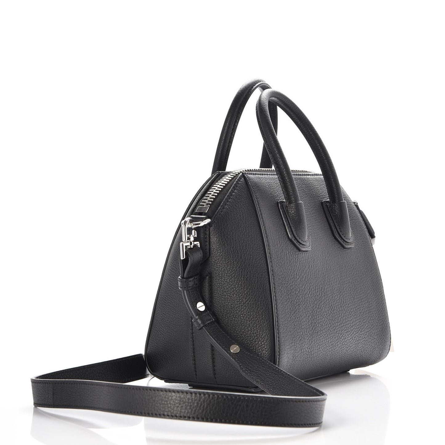 Sugar Goatskin Mini Antigona Black