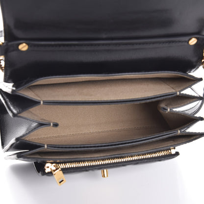 Givenchy Goatskin Quilted Small GV3 Shoulder Bag Black 5 of 7