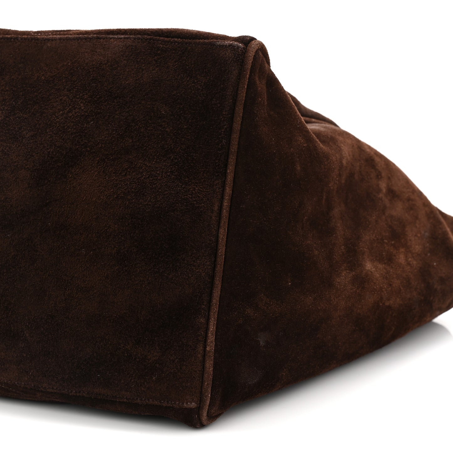 Suede CC Shoulder Bag Brown