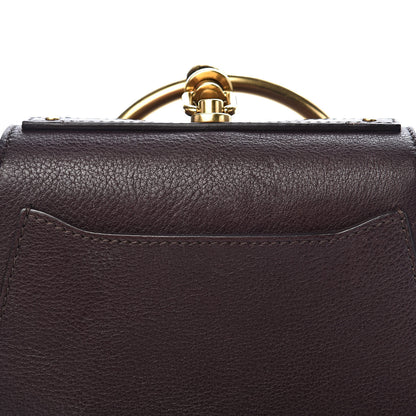 Chloe Calfskin Suede Small Nile Bracelet Bag Carbon Brown 13 of 15