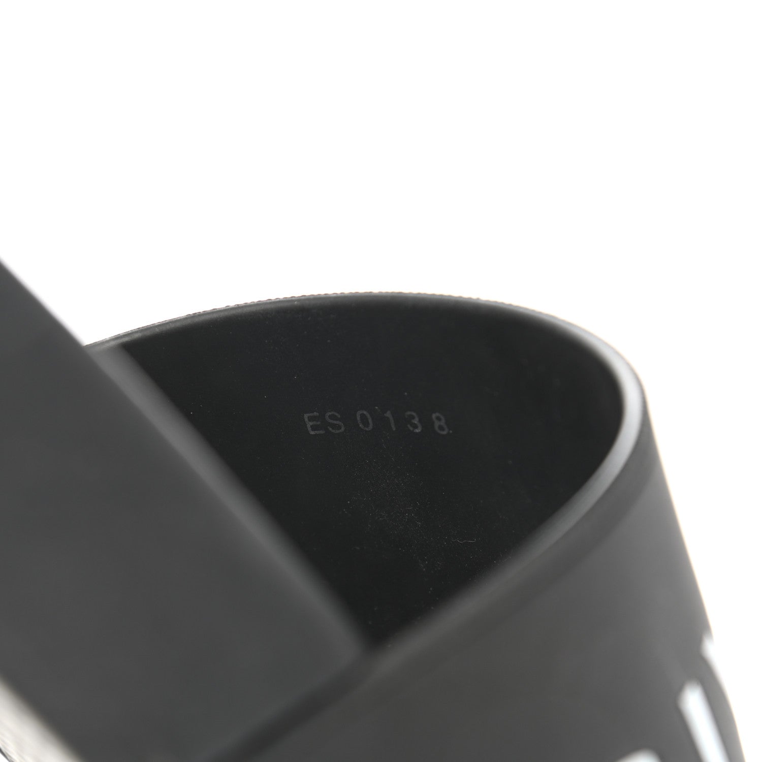 Givenchy Rubber Logo Pool Slide Sandals 40 Black 8 of 11