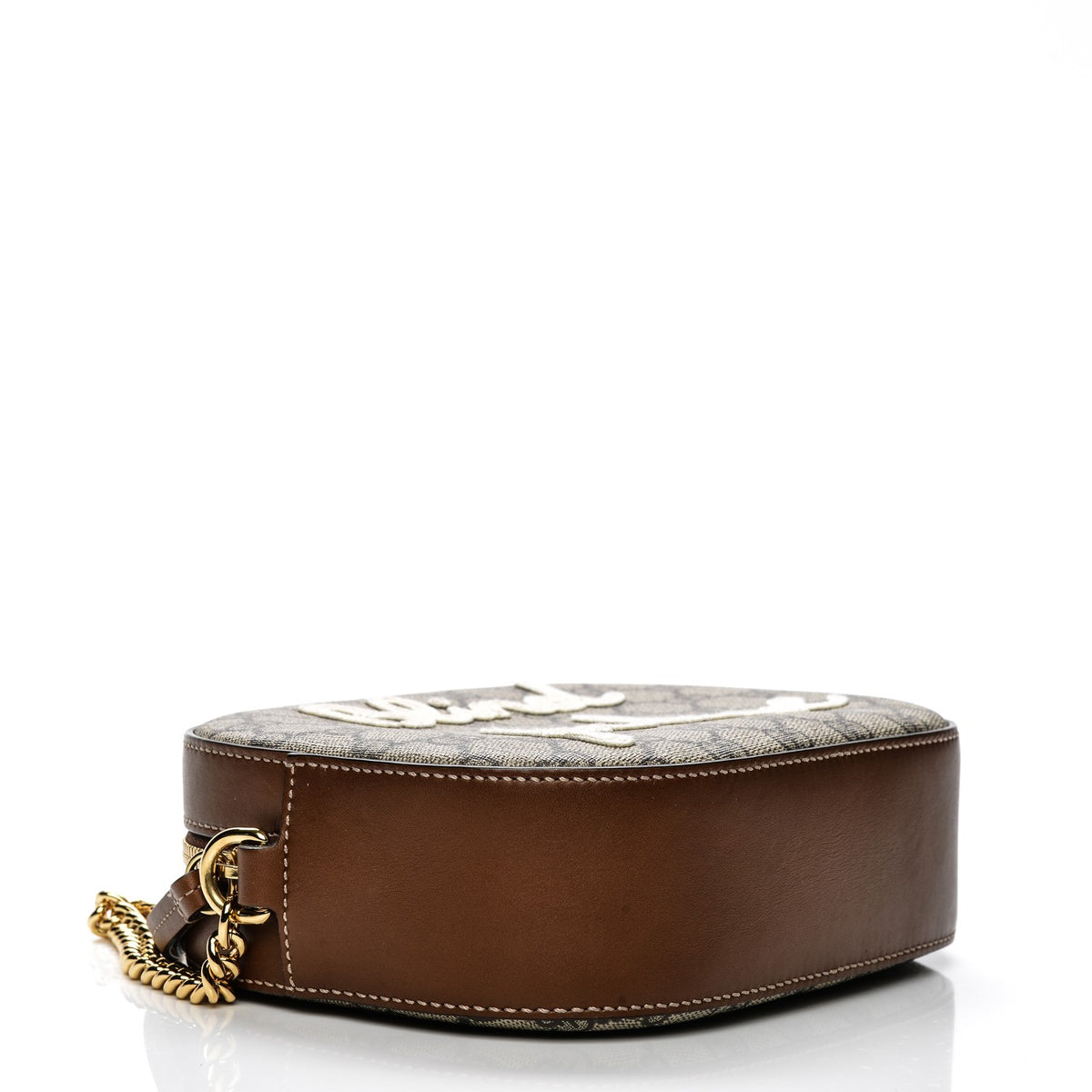 Gucci GG Supreme Monogram Blind For Love Embroidered Mini Chain Shoulder Bag Beige Tuscany 4 of 8