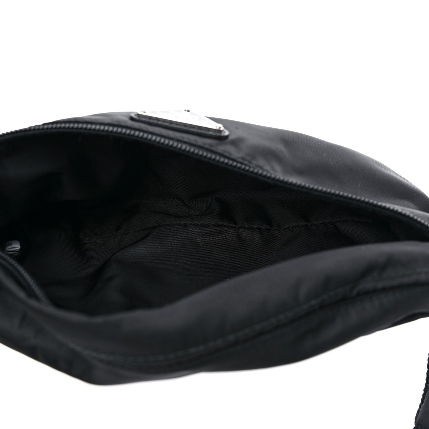 Re-Nylon Saffiano Belt Bag Black