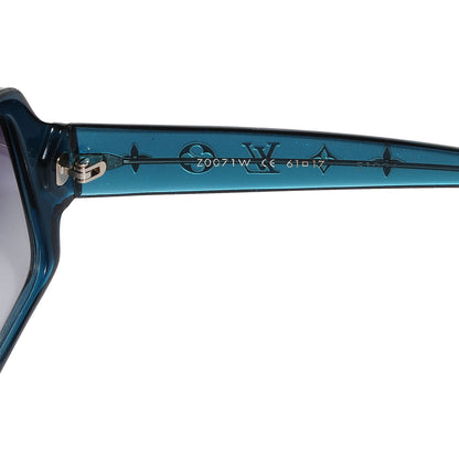 Louis Vuitton Obsession Carre Sunglasses Z0071W Teal 3 of 4