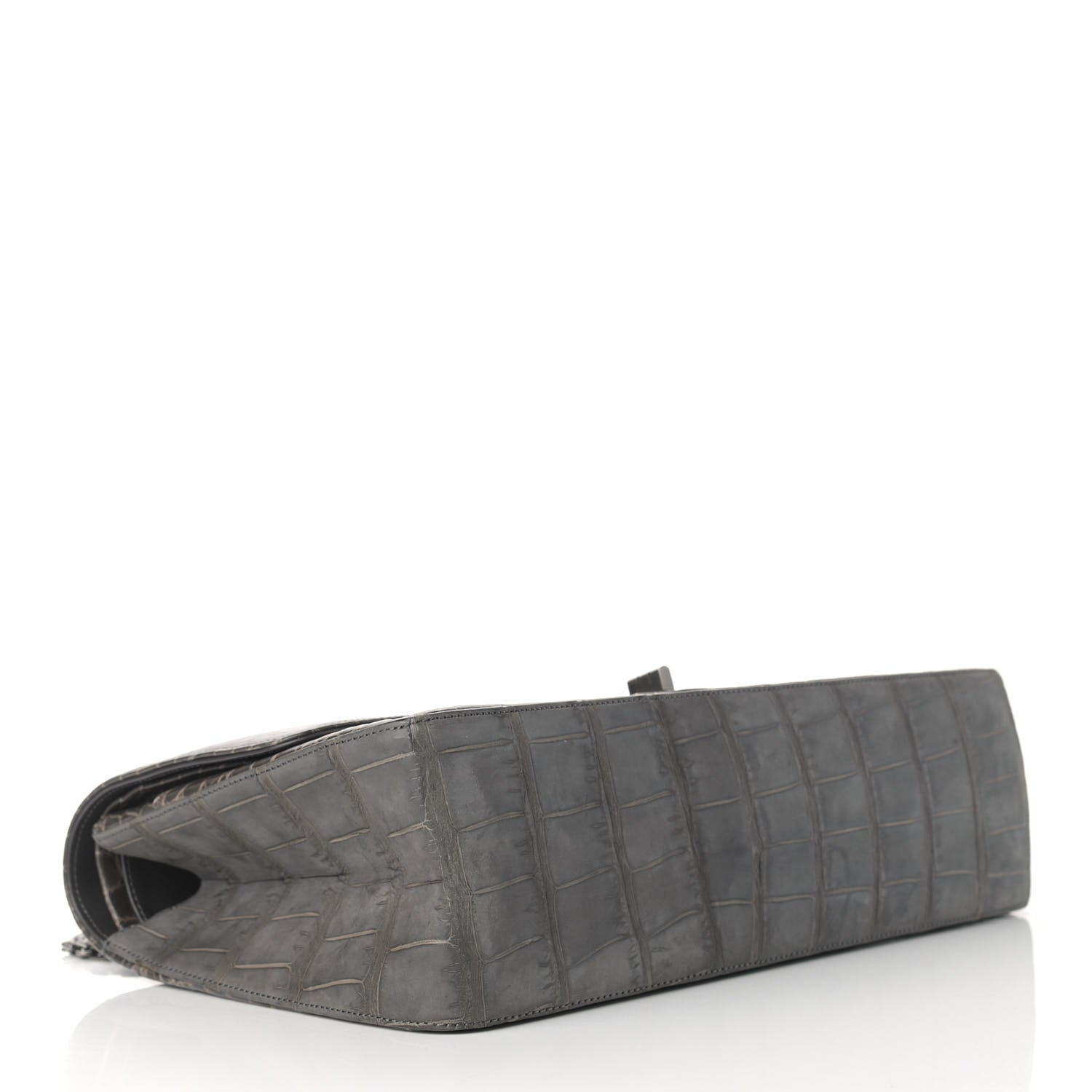 Chanel Alligator 2.55 Reissue 227 Flap Grey 4 of 12