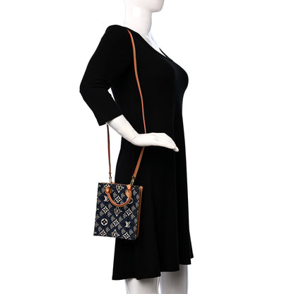 Louis Vuitton Jacquard Since 1854 Petit Sac Plat Blue 2 of 8