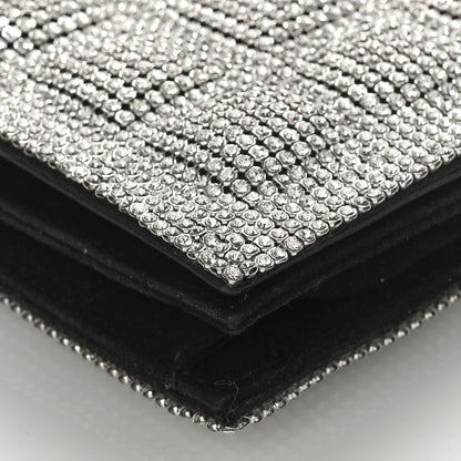 Chanel Crystal Quilted Clutch Silver 9 of 12